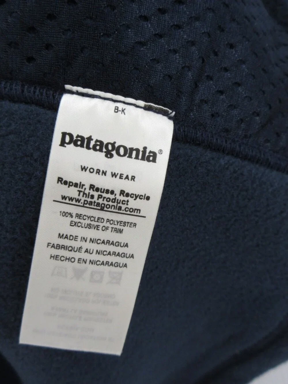 Patagonia Synchilla Jacket XXL Navy Fleece Coat Full Zip Classic 2018